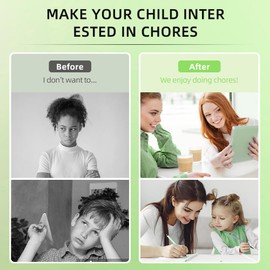 Sinikorya Chore Chart for Adults, to Do Board, to Do List and Cleaning Schedule and Checklist 7.9" x 4.7" x 0.25" with an Erasable Whiteboard Paper, an Erasable Pen (White)