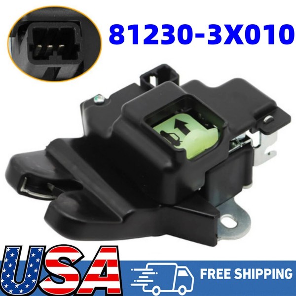 Unbranded 1* Rear Tailgate Trunk Latch 81230-3X010 For Hyundai Elantra