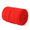 NOTIONSLAND Chunky Chenille Knitting Crochet Yarn (Red, 300g)
