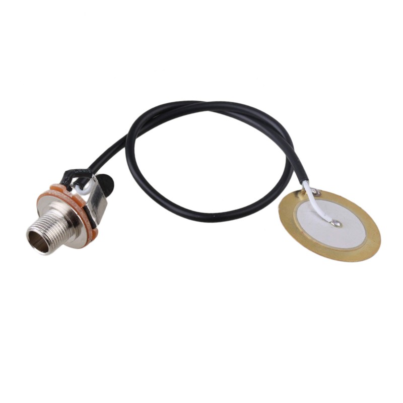 BQLZR Piezo Transducer Pickup 0.25inch Jack Mic Contact for Acoustic