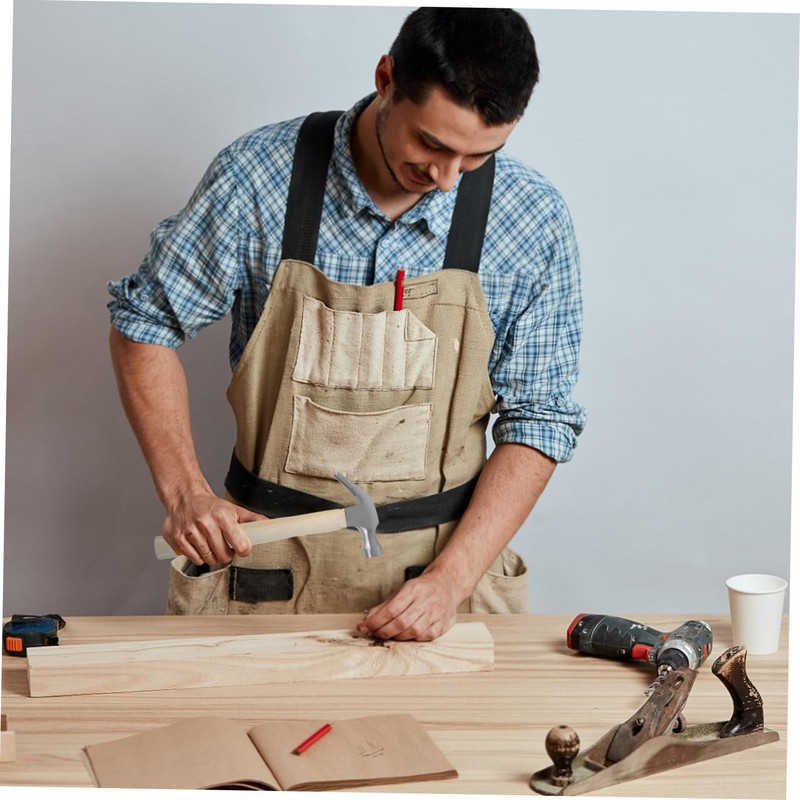 TEHAUX Ergonomic Craftsmen Hammer Portable Dual Head Hammer for Woodworking