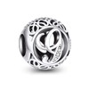 NINGAN 925 Sterling Silver Alphabet Letter Charm Bead Fits European