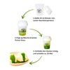 ZURMATRADE Matcha Mini Shaker Cup ToGo, Portable Shaker Cup, Bottle,