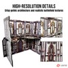 Lighter Creative 10PCS 40K Terrain Set with 16PCS Bases for