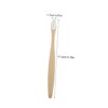 BIUDECO 5pcs Soft Adult Toothbrushes with Ergonomic Grip Minimalist Round