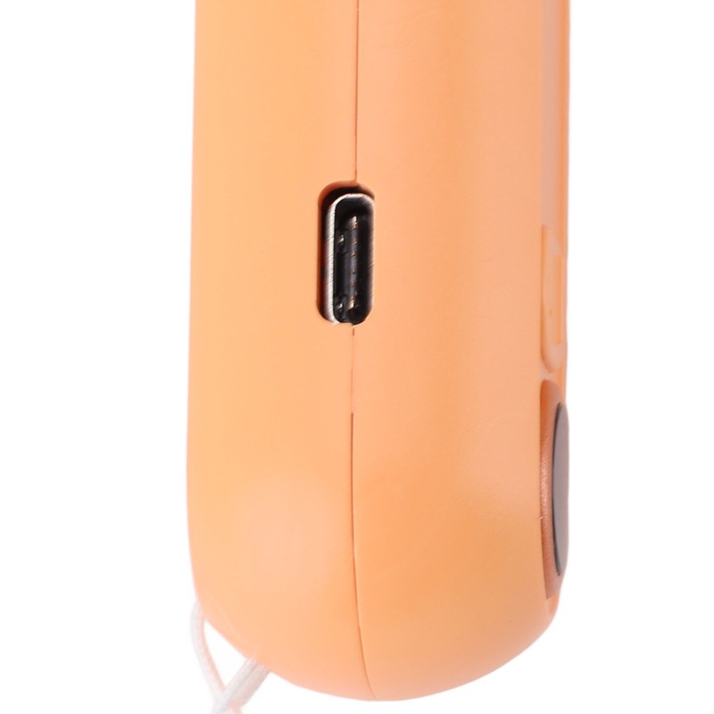 Portable Handheld Fan Foldable LED Display Rechargeable Handheld Pocket Fan