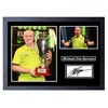 Stunning Quality Michael Van Gerwyn Signed/Autographed (A4 Framed 34cm x