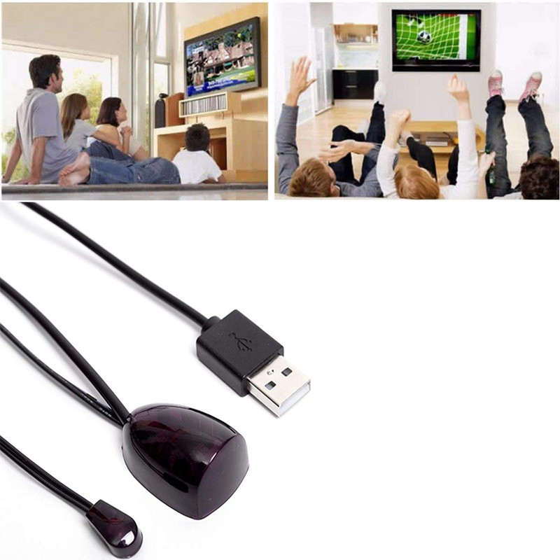 IR Infrared Remote Control Receiver Extender Repeater Emitter USB Adapter
