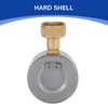 MEASUREMAN 0-200 PSI Water Pressure Gauge with Lazy Hand, 2-1/2''