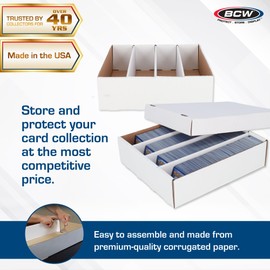 BCW Monster Box - 1ct Trading Card Storage Box | Holds 3200 Cards | Sports & Trading Card Storage
