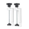 2Pcs Woodworking Fence Clamp Aluminum Alloy Multifunctional Woodworking Fence Fixing