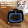 4L/135oz Bebedero para Gato con Luz LED, Fuente de Agua