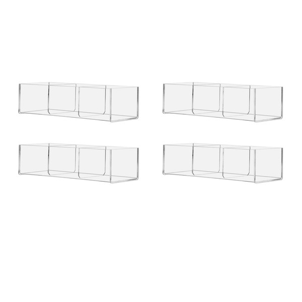Marketing Holders 4 Pack Acrylic Retail Tray 12" x 4.5"
