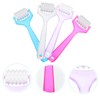 Baluue 4pcs Facial Roller Manual Skin Care Tools for Promotes