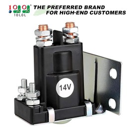 10L0L 14V Golf Cart Solenoid for EZGO TXT Medalist ST Series 1994-up Gas Vehicles, 200A 4 Terminal Starter Solenoid, Replace OEM 27153-G01 27153G01 612813