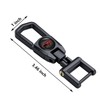 GUIILAN Metal Car Fob Cover Key Chain with 2 Detachable