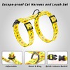 Seyezo Cat Harness and Leash Set, Adjustable Kitten Harness Escape