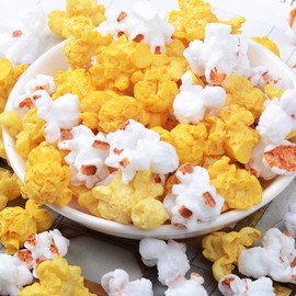 EXCEART 20 Pieces Artificial Popcorn Resin Popcorn Decoration Popcorn Garland Popcorn Model Set Advertising Photo Prop for DIY Earring Bracelet Neacklace Accessories Mixed Colours
