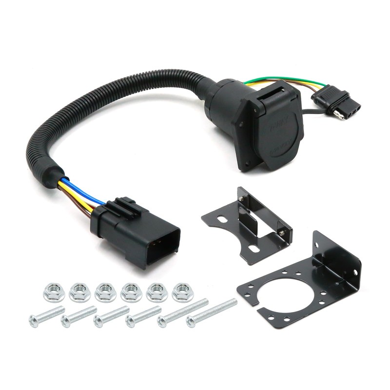 Anxingo 56038366AB Trailer Wiring Adapter Connector, Replacement for Chrysler Replacement