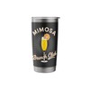 Mimosa Brunch Club Orange Cocktail Funny Women Stainless Steel Insulated