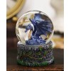 Globe Ebros Small Fantasy Blue Midnight Dragon Sitting in Repose