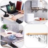 Ruidee 2Pcs Folding Shelf Brackets 250mm Metal Support Bracket Wall