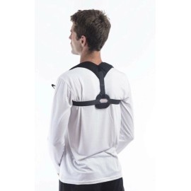 Beneforma Black Neoprene Back Brace Posture Corrector Anti Slouch With Carry Bag