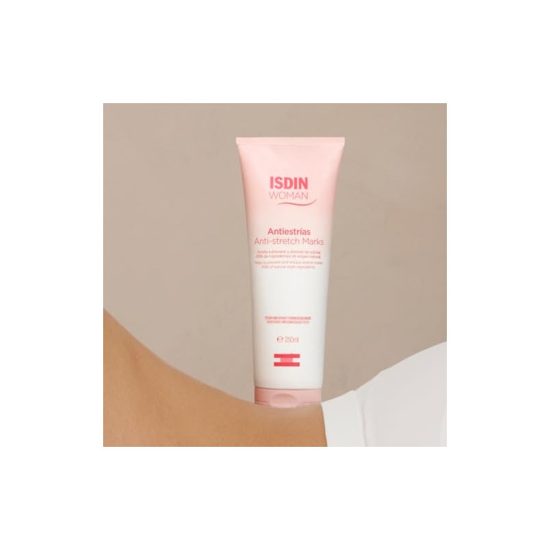 Isdin Woman Antiestrías Crema Prevenir Atenuar Estrías Embarazadas Deportistas Dietas