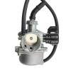 GOOFIT PZ19 19mm Carburetor with Hand Choke Replacement for 50cc