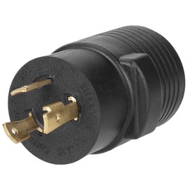 RV Camper Generator Plug Outdoor Electrical Power Converter, 3 Prong 30 amp Male to 50 amp Female Cords Power Adapter (Compatible with TES la Model 3/Y/S/X)
