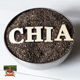 Metztli Chia Seeds, Superfood, Source of Fiber, Gluten-Free, Sugar-Free, Sodium-Free, 13 Oz, Jar