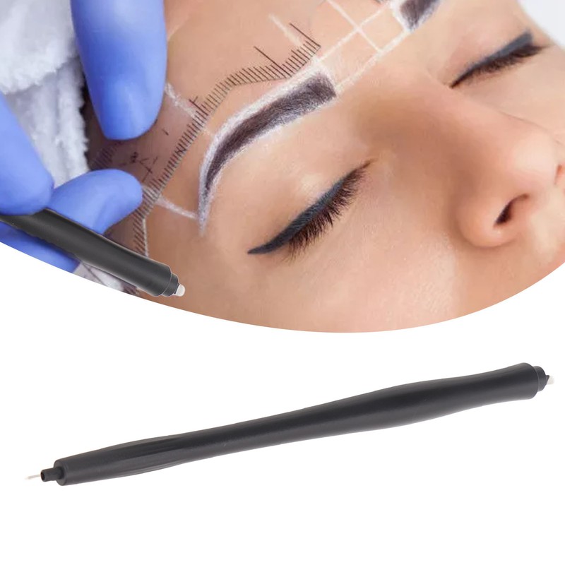 10pcs Microblading Pen Professional Double Headed Disposable Manual Eyebrow Eyeliner