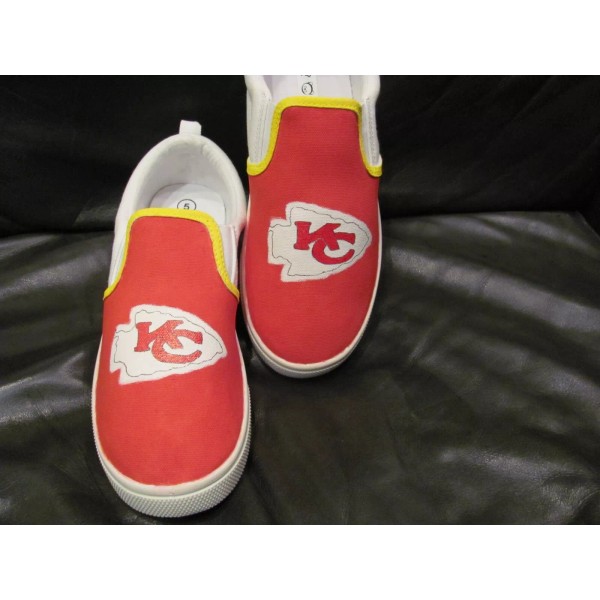 VANS ADULT VANS Kansas City Chiefs custom hand painted shoes