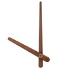 Tofficu 1 Set Elegant Wooden Clock Pointers Sturdy Clock Replacements