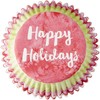 Wilton Happy Christmas Cupcake Cases, Paper, Multicoloured, 6.35 x 5.08
