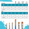 Princeton Select Artiste Chisel Blender Brush, Synthetic, Short Handle, Size