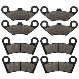 ZICOO Pastillas de freno delanteras y traseras para Polaris Ranger 500 570 700 800, Ranger 700 800 900 XP, Ranger 900 Diesel, RZR 4 800, RZR 900, Ranger Crew 500, Ranger Crew 570, RZR 900 XP EFI