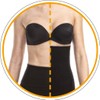FarmaCell Body Shaper Damen 603y – Shapewear Damen Schlankmachend, Bauchweg