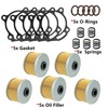 5 Pack Oil Filter & Gasket Kit for CBR 250R