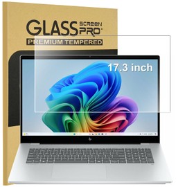 HP Laptop 17.3-Inch Tempered Glass Screen Protector Compatible with HP OmniBook X 17 / OmniBook 7/ HP Envy 17/ HP Pavilion 17/ HP OMEN 17 Laptops (16:9 Aspect Ratio) | Anti-Scratch, Bubble Free