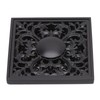 Floor Drain Quadrate Antique European Style Copper Stainless Steel Odor