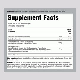 Lindberg Saw Palmetto Extract | 160 mg | 60 Softgels | for Men and Women | Standardized Supplement | Non-GMO and Gluten Free