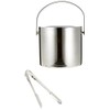 NK Stainless Steel Double aisupe-ru (with tongs)