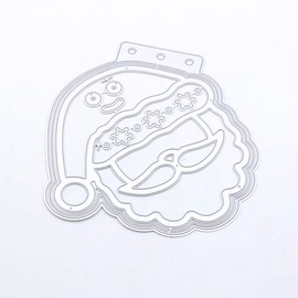 KSCRAFT Santa Mini Album Metal Cutting Dies Stencils for DIY Scrapbooking Decorative Embossing DIY Paper Card