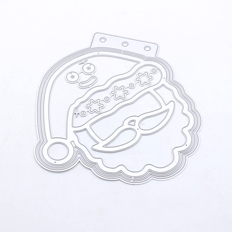KSCRAFT Santa Mini Album Metal Cutting Dies Stencils for DIY