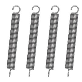 GUNGY Tension Springs with Hooks Stainless Steel Tension Spring 65 mm Outer Diameter 8 mm Wire Diameter 1.2 mm Hook Angle 90 Degree Maximum Tensile Force 4.2 kg 1.2 x 8 x 65 mm Pack of 10