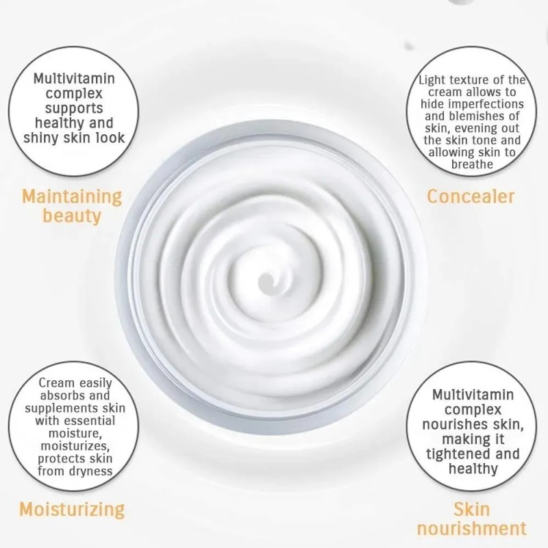 Crema Bioaqua Hidratación Profunda + Blanqueamiento V7 Deep Hydration And