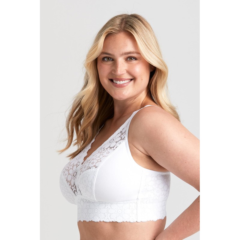 Miss Mary of Sweden Lace Dreams Elastic Long Bra Without