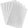 A4 Punch Pockets 50 Pack – 20 Micron Clear Plastic