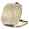 LIKSANGMETALS LIKSANGMETALS Travel Small Compact 1X/2X Mirror - Handheld, Foldable,